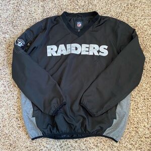 NFL Raiders Black Pullover Jacket